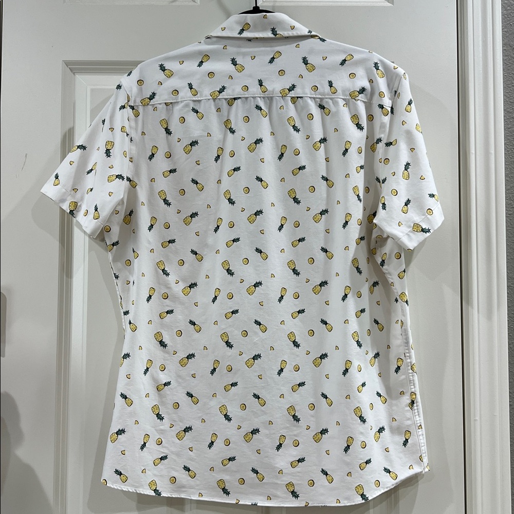 Men’s pineapple print dress button down size large - Picture 5 of 5